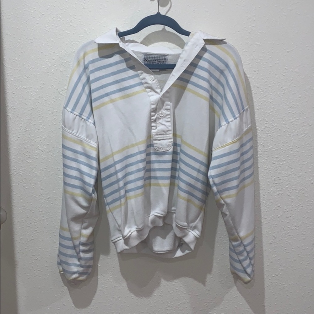 Vintage 80’s Half Button Sweater